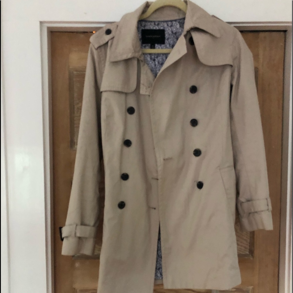 Banana Republic Khaki trench Coat